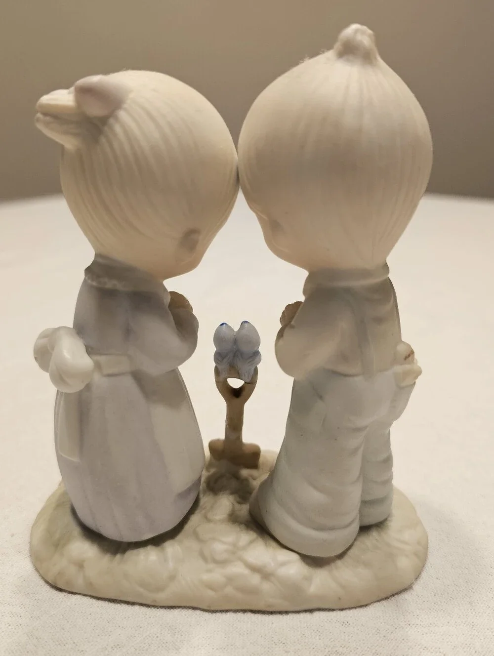 Jonathan & David 1976 Prayer Changes Things Boy Girl Praying Enesco